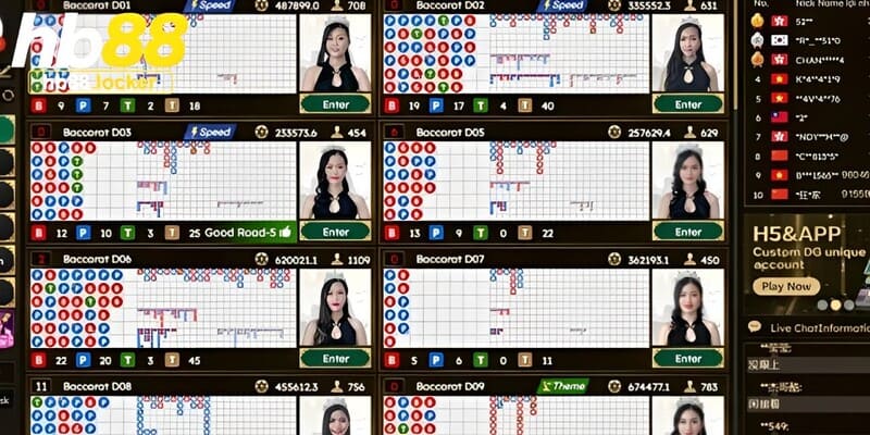 Live Casino HB88: "Ông trùm" sòng bài trực tuyến châu Á 2 4 ưu điểm vượt trội của sảnh live casino